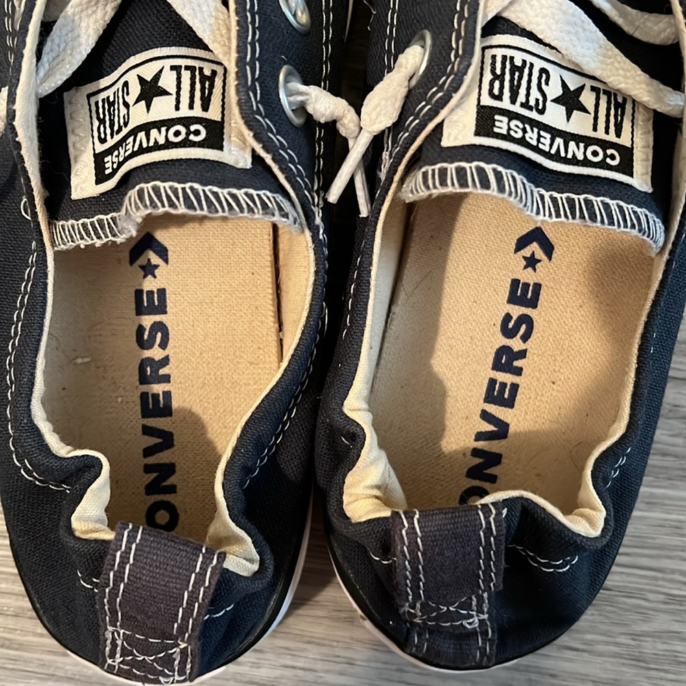 SOLD!  Women’s Blue Slip-on Converse Sneakers! - Picture 7 of 12